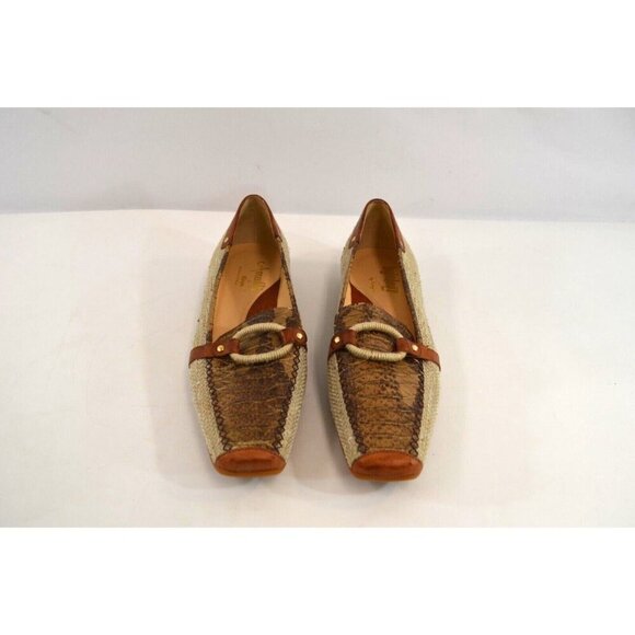 Ingledew's Amalfi by Rangoni Square Toe Loafers Made in Italy Size 9 AA - Picture 2 of 9